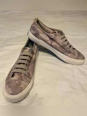 Blowfish Canvas Slip-On Sneakers in Taupe Camo